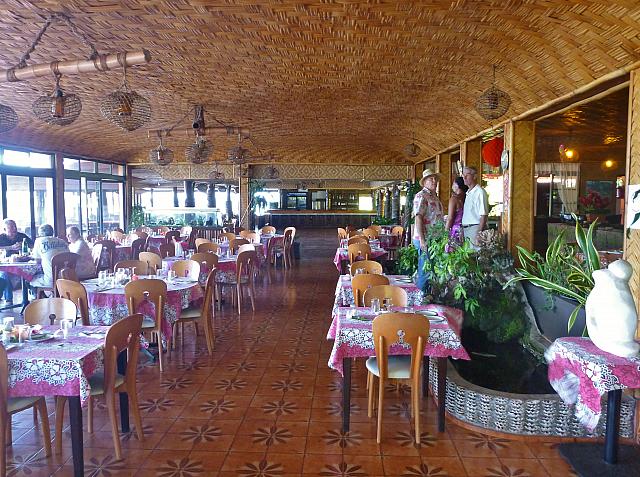 Inside the restaurant