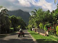 On the road - ATV Moorea