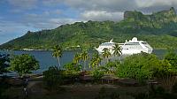 Cook's Bay and our ship