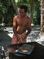 Lunch in process