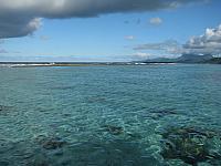 Sheltered water inside the reef - Raiatea
