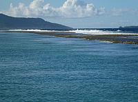 Reef in the foreground - Taha'a in the background